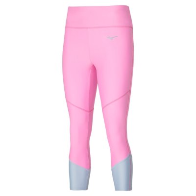 Mallas Mizuno Impulse Core 3/4 Mujer Rosas - Chile M456YNOIRD